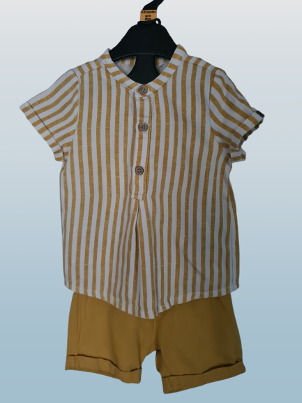 Mayoral Σετ πουκάμισο και σορτς 9-12μ