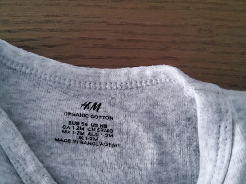 6 τμχ H&M Βαμβακερα Φορμάκια νεογέννητο