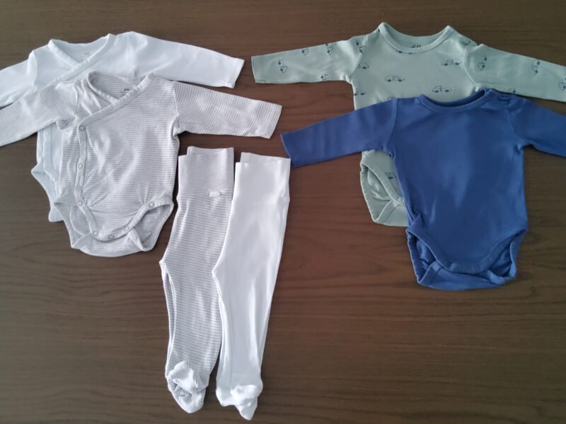 6 τμχ H&M Βαμβακερα Φορμάκια νεογέννητο