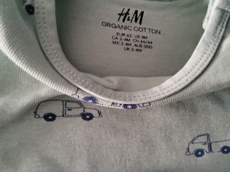 6 τμχ H&M Βαμβακερα Φορμάκια νεογέννητο