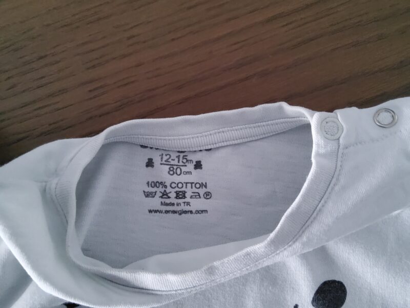 2 τμχ βαμβακερά t-shirts 9-12μηνών