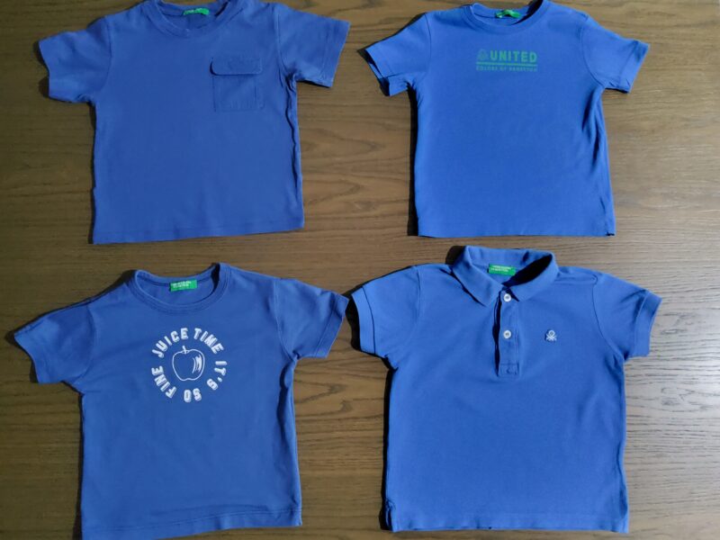 4 T-shirts Benetton 18-24μ