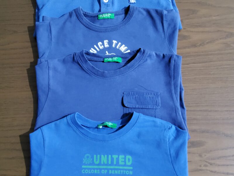 4 T-shirts Benetton 18-24μ