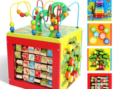 Ξυλινος κύβος δραστηριότητων