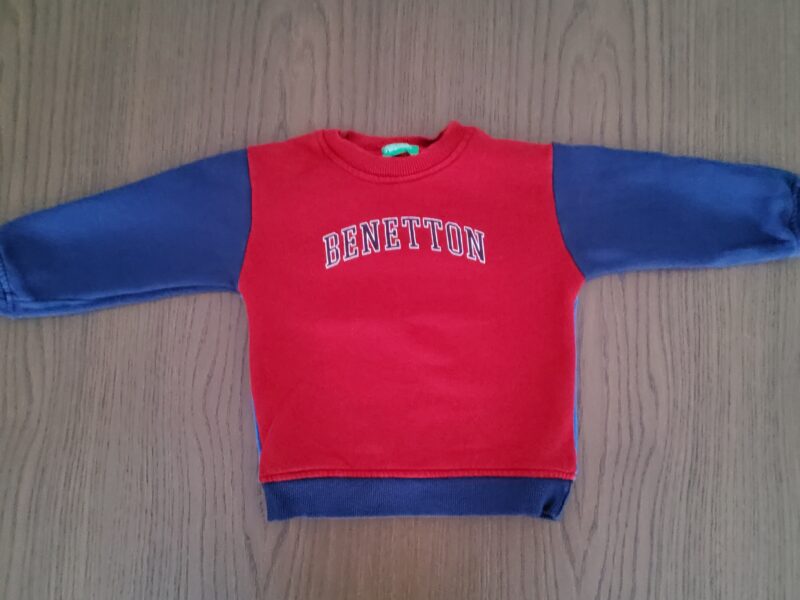 3 Benetton Μπλούζες Φούτερ 2-3ετών