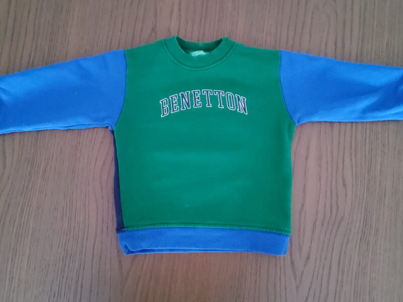 3 Benetton Μπλούζες Φούτερ 2-3ετών