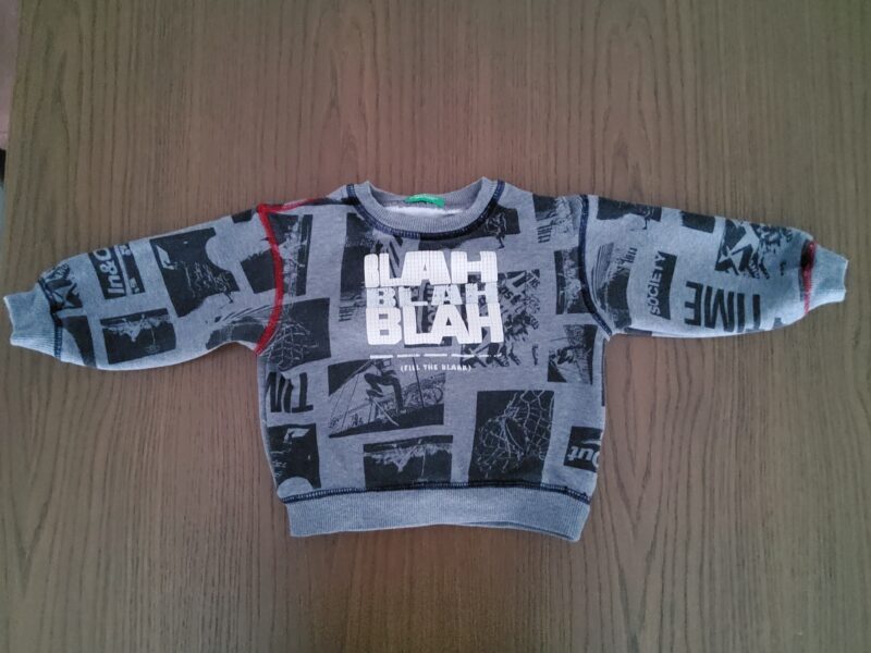 3 Benetton Μπλούζες Φούτερ 2-3ετών